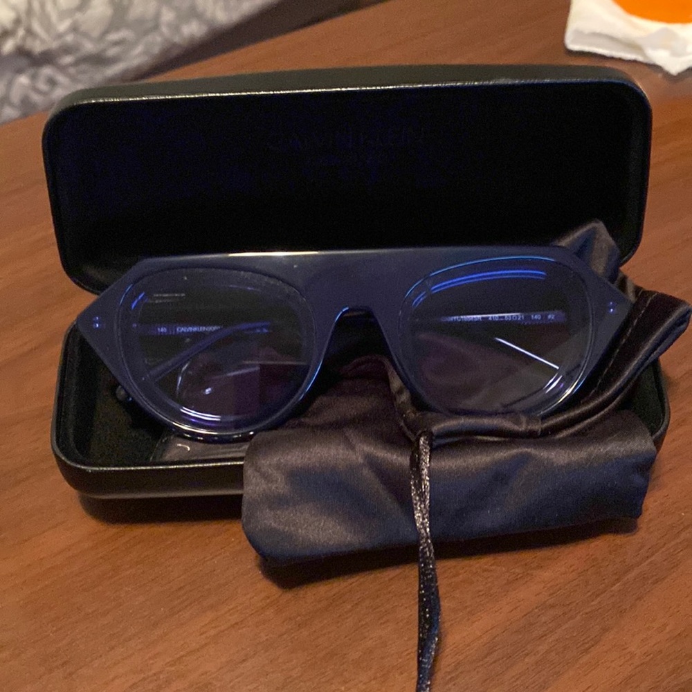 Men’s Calvin Klein 205W39NYC Blue Lens Sunglasses